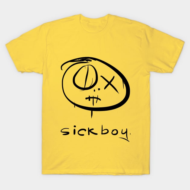 Inktober 18 - 01 Sickboy T-Shirt by workofimp